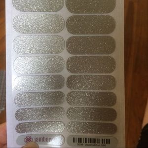 Full sheet of diamond dust jamberry wraps